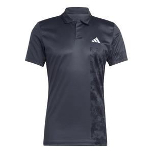 Поло adidas Tennis Paris HEAT.RDY FreeLift Polo Shirt 'Carbon' HZ1346, серый