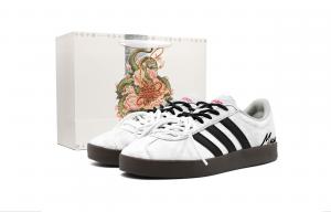 Adidas Neo Кроссовки для скейтборда VL Court 2.0 Boundary с антискользящим покрытием, износостойкие, низкие, унисекс, белые