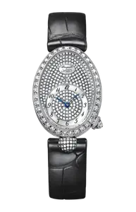 Часы Breguet Reine de naples 8928 из золота с бриллиантами 24,95 мм