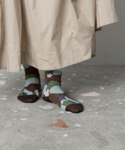 Сетчатые носки FLOWE Tricot, цвет 89D.Brown