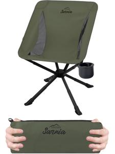 Normani Outdoor Sports Походный стул Sarnia с подстаканником, оливкового цвета