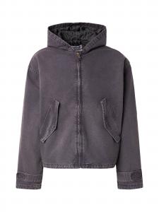 WEEKDAY Куртка для межсезонья в черном цвете