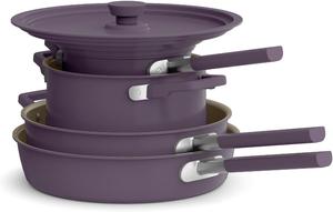 Набор посуды Bella StoreMore, 9 предметов, сливовый