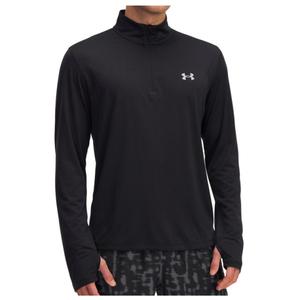 Футболка для бега Launch с застежкой-молнией 1/4 Under Armour, черный