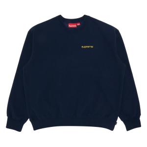 Крюнек Supreme NYC темно-синего цвета