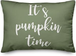 Creative Products Декоративная подушка "Время тыквы" зеленая Green