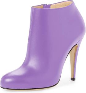 FSJ модные женские ботильоны на каблуке, модный миндальный носок, ботинки до щиколотки, удобная обувь, боковая молния, размер США 37-48, Lavender