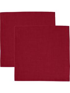 Sander Набор из 2 салфеток Loft, винно-красного цвета