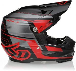 Шлем кроссовый 6D Helmets ATR-2 Roost Gaurd 12-3314, красный / черный