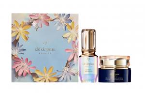 Крем для лица box crystal essence ночной набор для ухода успокаивающий увлажняющий Clé De Peau Beauté