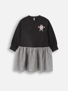 Платье черного/серого цвета Coccodrillo