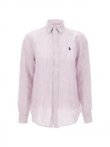 Рубашка в полоску POLO RALPH LAUREN, фиолетовый