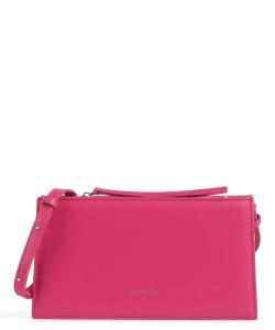 Сумка через плечо из мелкозернистой телячьей кожи. Patrizia Pepe, розовый
