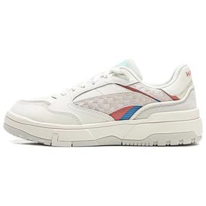 LINING Wave LOW износостойкие и легкие низкие кроссовки для скейтбординга Women's White Gray