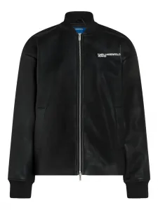 Бомбер с логотипом Karl Lagerfeld Jeans, черный