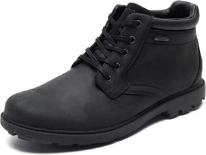 Мужские ботинки Rockport Storm Surge с гладким носком, модель Chukka, черный