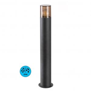 Светильник TEPLICE алюминий матовый черный E27 12Вт IP44 Ø11см В:60см Rabalux