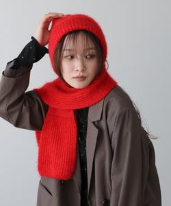 Вязаная шапка-шарф для стыковки