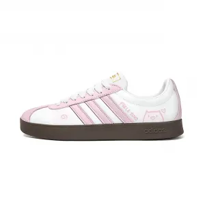 Adidas Neo Кроссовки для скейтбординга VL Court 2.0, унисекс, низкие, белые/розовые