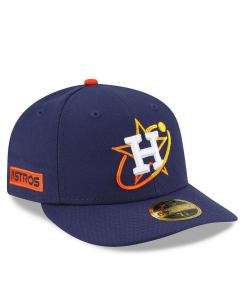 Мужская темно-синяя приталенная шляпа Houston Astros 2022 City Connect Low Profile 59Fifty New Era