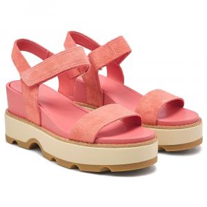 Босоножки на танкетке с ремешком Joanie iv Sorel, coral blossom/gum