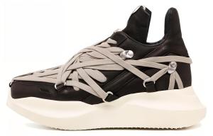 RICK OWENS Женские кроссовки RO Low Top Casual высотой 5 см, цвет Black Gray