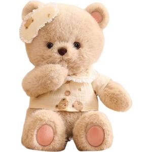 Очаровательная плюшевая игрушка в виде медведя-воина, милый дизайн питомца, плюшевая кукла, высота 45см LEVENKENESS