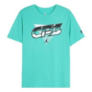 Футболка cp3 paul athleisure casual sports с коротким рукавом Air Jordan, зеленый