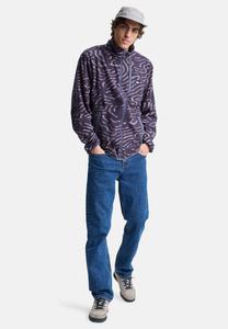 Флисовая куртка Quiksilver NO DESTINATION, Graystone Linear Stamp/Ochre