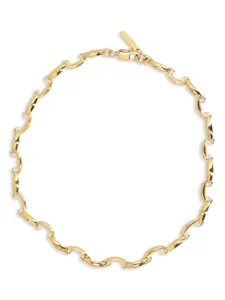 Серебряное колье 925 SWEETLIMEJUICE, золотой