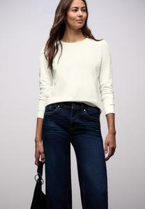 Топ Street One Long sleeved top, Weiß/Off-White
