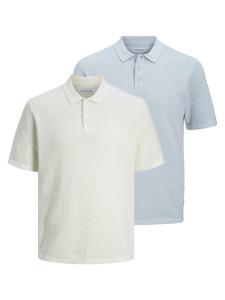 JACK & JONES Футболка 'George' в крапчатом синем цвете