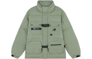 Зимняя мужская куртка пуховик New Balance, зеленый