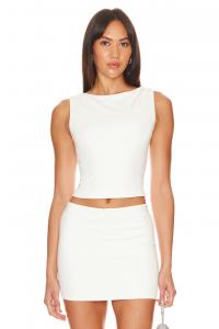 X аня дуякович лейни топ Lovers And Friends, белый