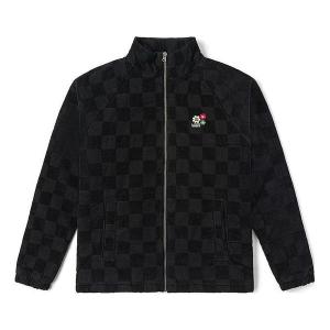 Куртка anaheim floral cord checker jacket 'black' Vans, черный