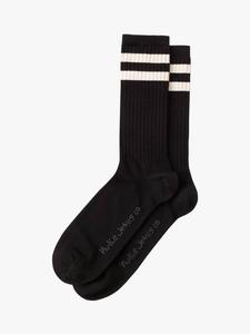 Полосатые спортивные носки Amussdon Nudie Jeans, One Size, Black