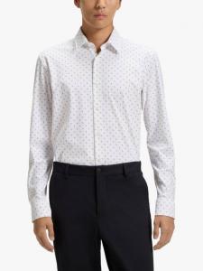 BOSS P Roan Kent Slim Fit рубашка с принтом в горошек HUGO BOSS, White
