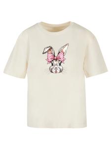 Футболка F4NT4STIC Niedlicher Hase mit Schleife, Beige