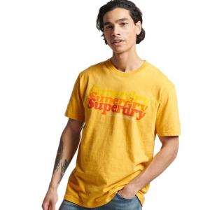 Футболка Superdry Vintage Cali Stripe, желтый