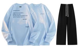 Коллекция Riding The Wind, повседневная спортивная одежда Unisex WARRIOR, sky синий+черный