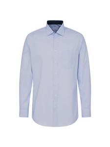 Деловая рубашка стандартного размера с длинным рукавом Seidensticker, синий