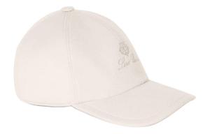 Loro Piana Бейсболка с вышитым логотипом, White