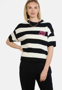 Футболка в полоску с надписью Lolaliza, Navy Basic