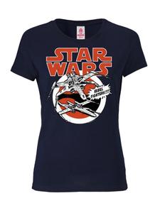Футболка X-Wings - Звездные войны - темно-синего цвета Logoshirt