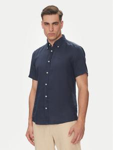 Рубашка облегающего кроя H-Roan 50539352 Boss, синий