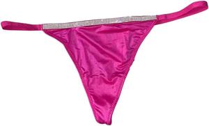 Victoria's Secret Bombshell Rhinestone Shine V-string трусики, цвет Fuschia, новые