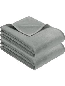 Одеяло Erwin Müller Wohn 2er Pack Triest, серебряный