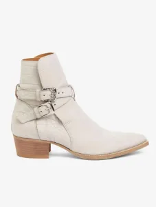 Джодпурские сапоги с тиснением под крокодиловую кожу - цвет слоновой кости Amiri