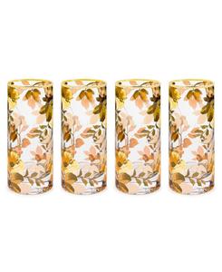 Набор из 4 бокалов для коктейлей Wild Rose Highball MacKenzie-Childs, мультколор