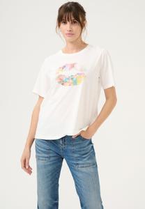 Футболка с принтом TEMO AMORA Culture, молочный